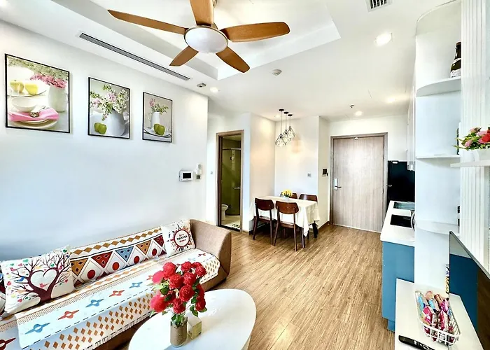 Delux Two Bedroom Apartment In Vinhomes Green Bay Near Wj Marriott Hotel